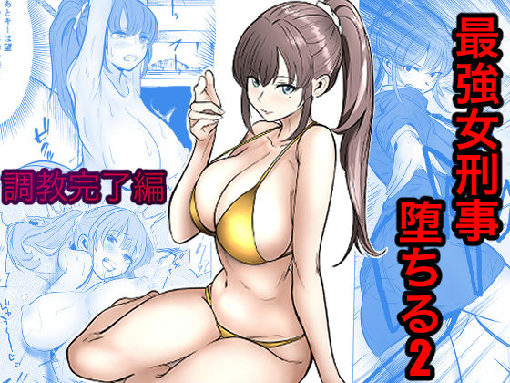 『最強女刑事が敵に捕まり堕ちる話2 調教完了編』のパッケージ画像｜キュアマイマイのFANZA同人作品【d_768341】